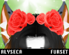 A! Cerise rose crown