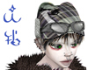 tartan hat w/ hair