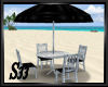 S33 Beach Table 4 Chairs