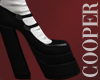 !A white platform/sock