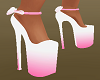 White n Pink Doll Shoes