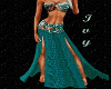 Belly dance outfit-green
