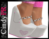 *CPR Pink Heart Wedges