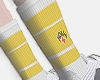 Stripped yellow socks
