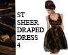 ST SHEER DRAPED DRESS 4