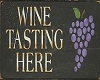 Wine Tasting Sign