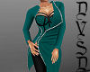 Jacketed Corset in Teal