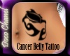 Cancer AS Belly Tattoo