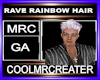 RAVE RAINBOW HAIR