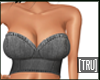 [TRU] Denim Corset Black