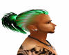 short ponytail lgt green