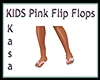 KIDS Pink Flip Flops