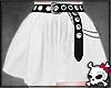[Na] Emo White Skirt