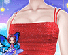 🦋 Glitter red dress