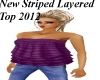 Striped Layered Top 2012