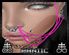 ♛ Nose Chain Pink