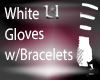 White Gloves bracelets