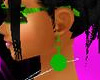 Green Rave Earrings