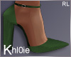 K jaide green heels