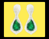 Green Emerald Earrings