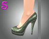 Lustrato Green Heels 
