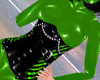 Green Latex Demon Suit