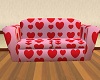red hearts couch
