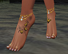 Butterfly foot tats and