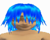 Blue Scrolling Hair