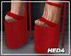 ✨Fedora Red Heels