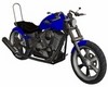 Blue Motocycle