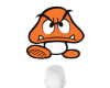 Goomba 2D Head Sign