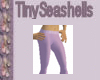 Tiny Purple Silk Pants