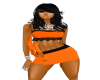 XXL Orange WorkIt Skirt