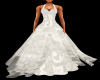 White Trig Wedding Gown