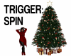 Spinning Christmas Tree