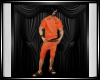 Orange polo shirt