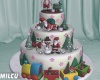 christmas birthday cake