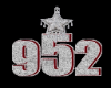 952 red underline chain
