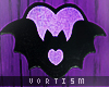 Purple Bat Heart ﹗