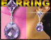 Purple Diamond Earrings