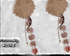 !Brown Fur Earrings