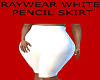 white pencil skirt