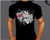 T-shirt Love Trance Blac