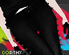 [C] Black Rivet Pants