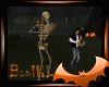 D Halloween Sax Skeleton