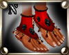 NzI Maiar Red Sandals