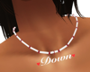 Custom Necklace - Down