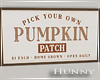H. Fall Pumpkin Patch