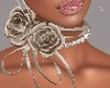 Beige Rose Choker